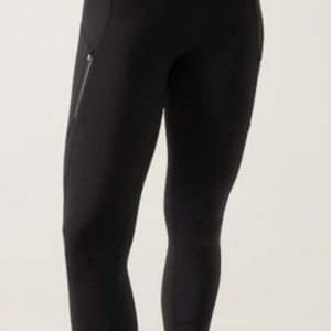 Athleta Rainier 7/8 Tight fleece lined